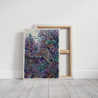 Iridescent Camouflage: Watercolor Cuttlefish Study