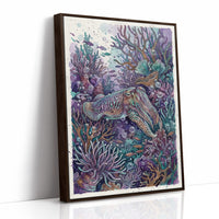 Iridescent Camouflage: Watercolor Cuttlefish Study