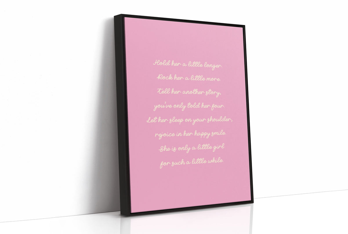 Bubblegum Lullaby in Cream Cursive