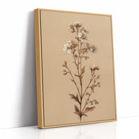 A Quiet Stem on Warm Paper