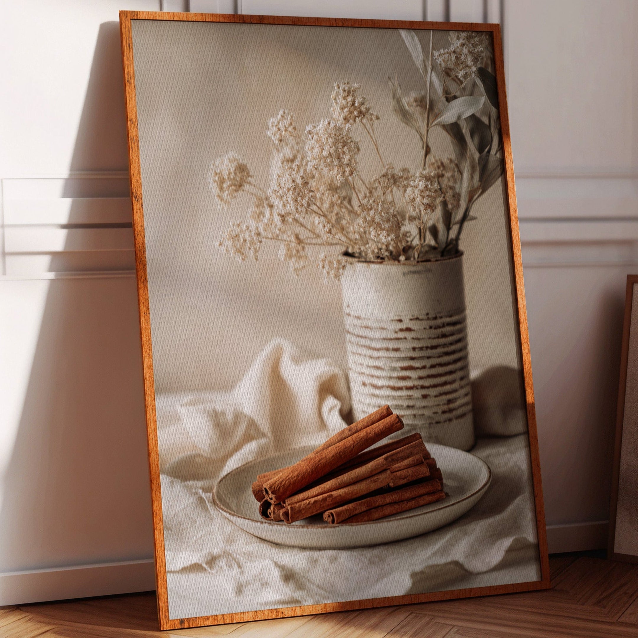 Cinnamon Sticks and Dried Blossoms