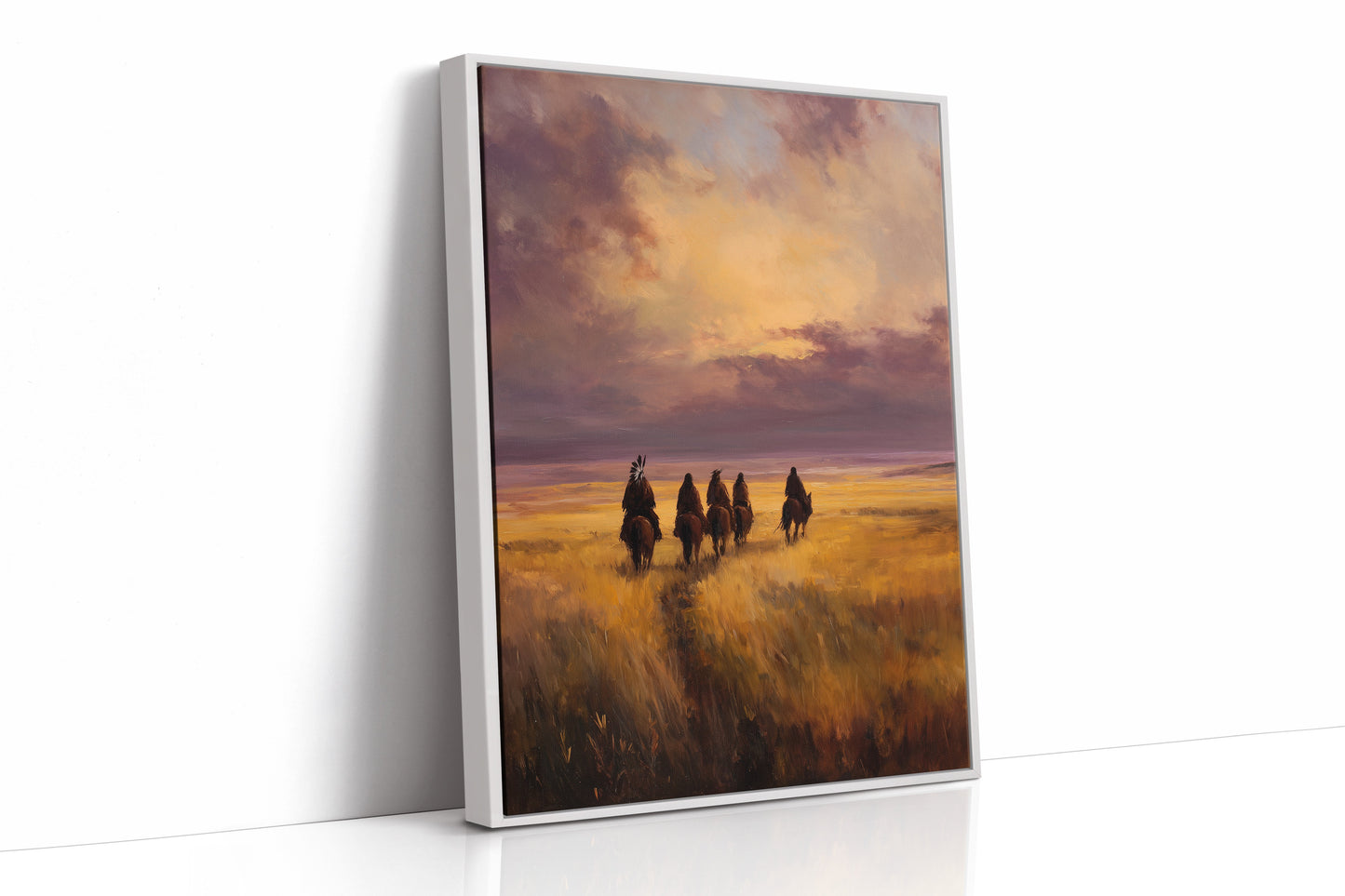 Riders Across Prairie Gold