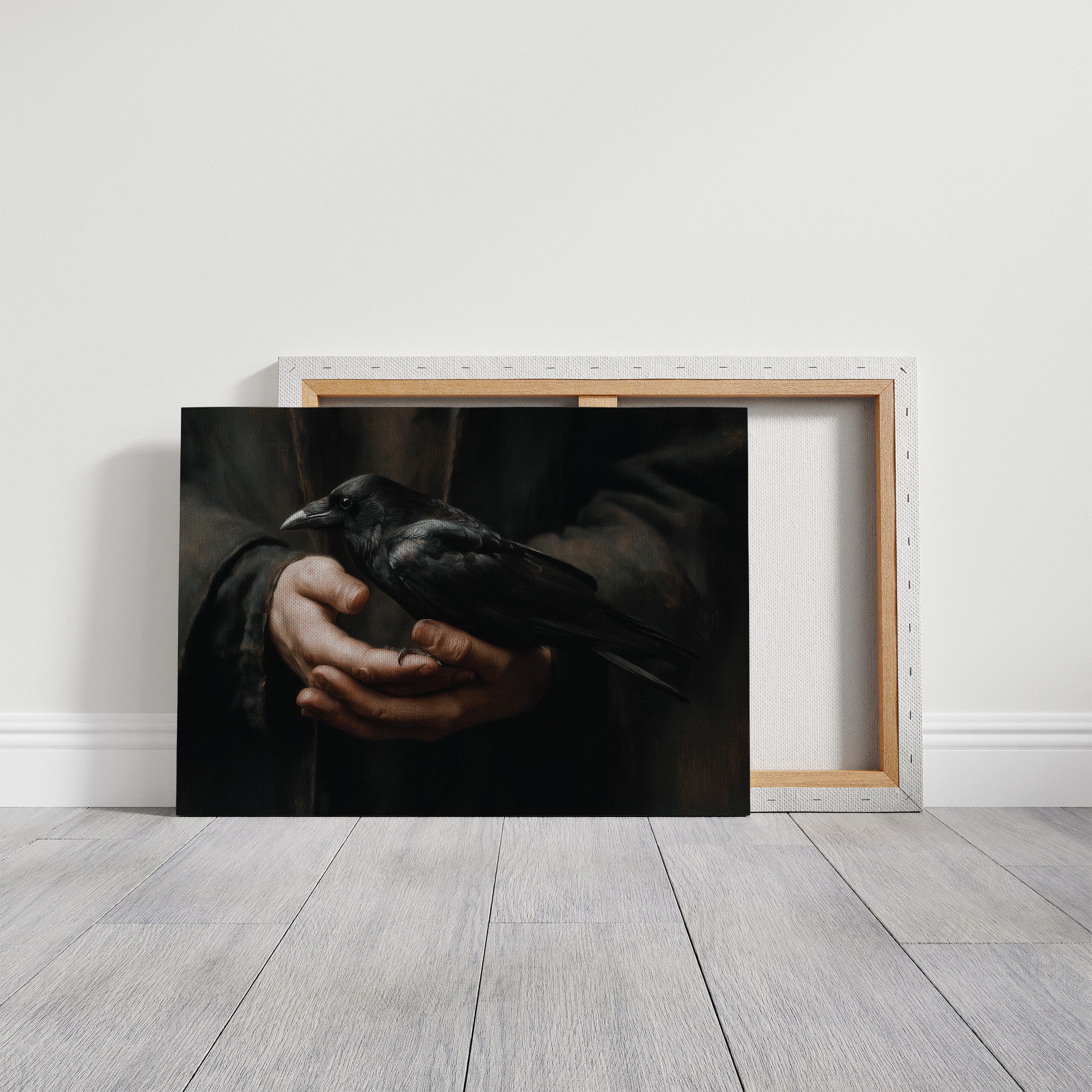 Raven's Trust In Human Hands