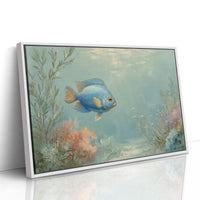 Blue Dancer In Coral Symphony