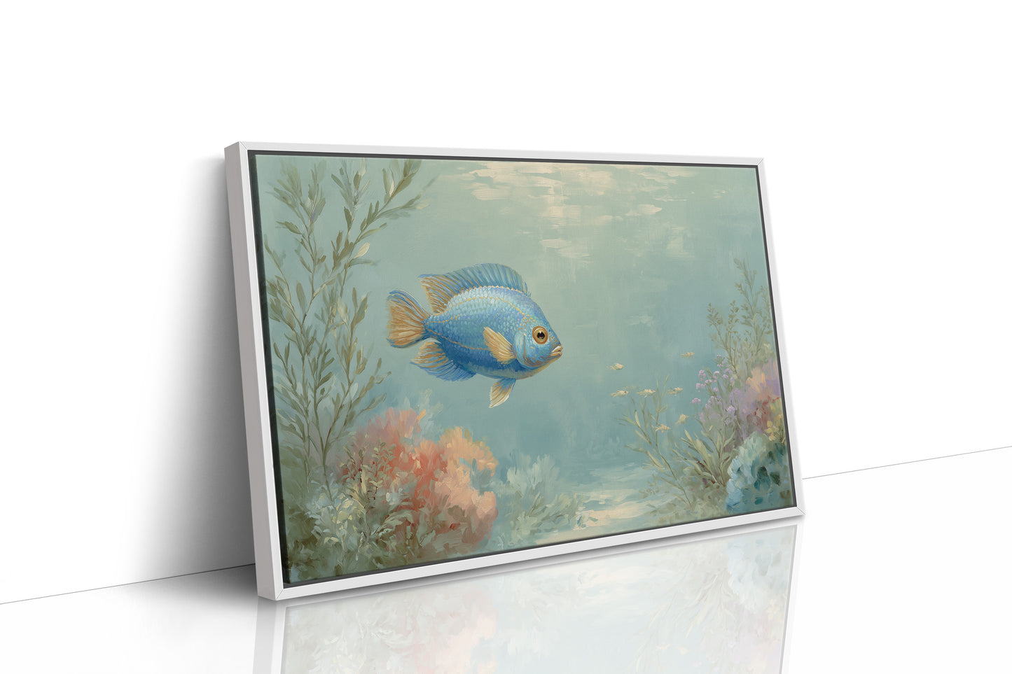 Blue Dancer In Coral Symphony