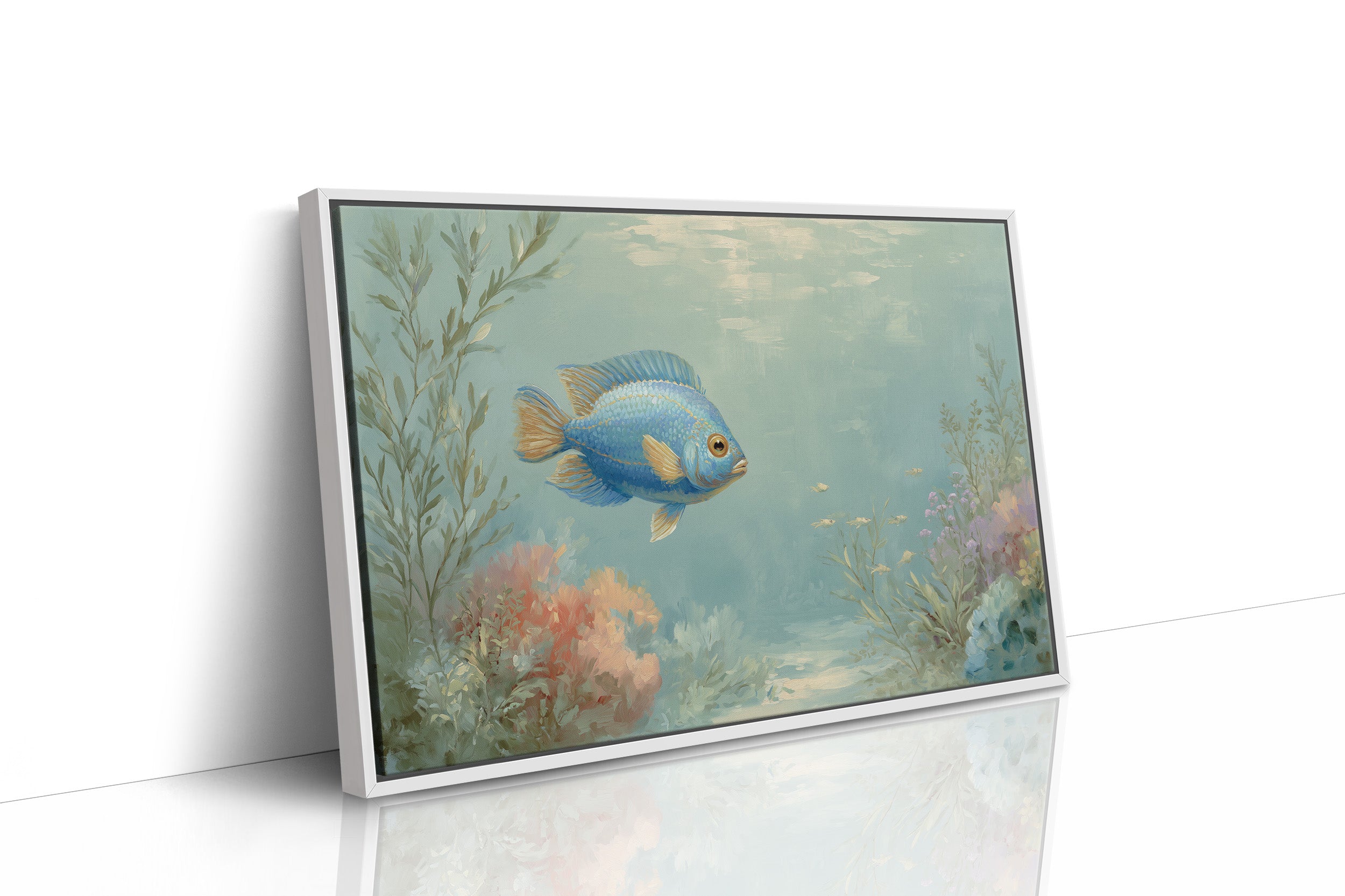 Blue Dancer In Coral Symphony