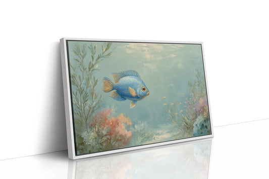 Blue Dancer In Coral Symphony