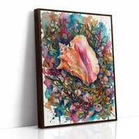 Conch Treasure: Watercolor Queen Conch Study