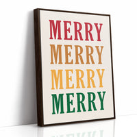 Holiday Words In Warm Cascade