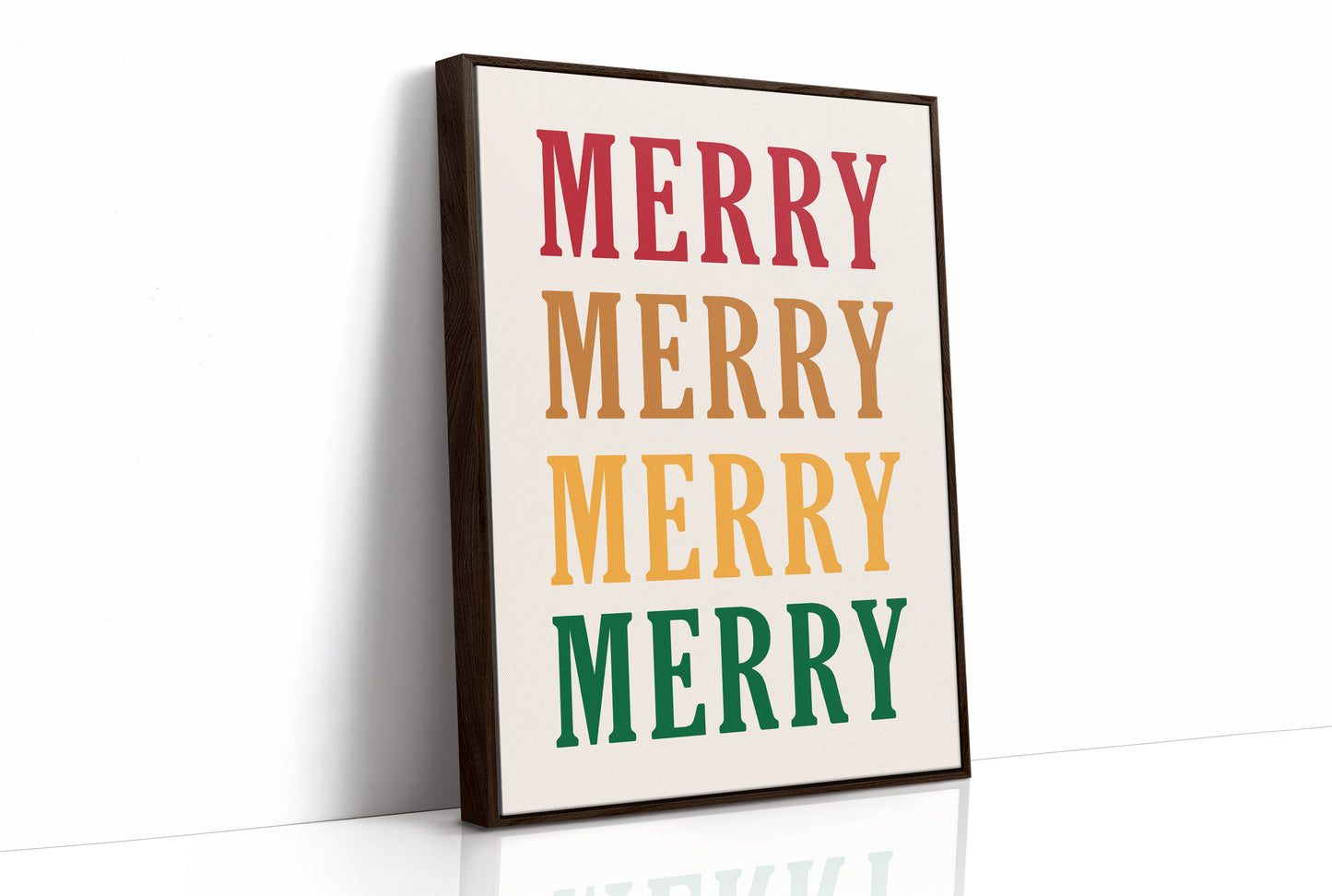 Holiday Words In Warm Cascade