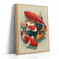 Four Koi, One Unhurried Circle