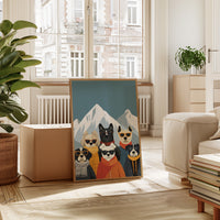 Mountain Dogs Rock Their Alps Ski