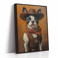 Boston Terrier Cowboy Deputy