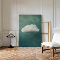 Gentle Cloud over Seafoam Sky