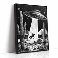 Desert Cowboy Meets Midnight Visitors