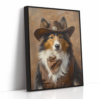 Rough Collie Sheriff of the High Plains