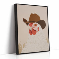 Ranch Hand Rooster Tips His Hat