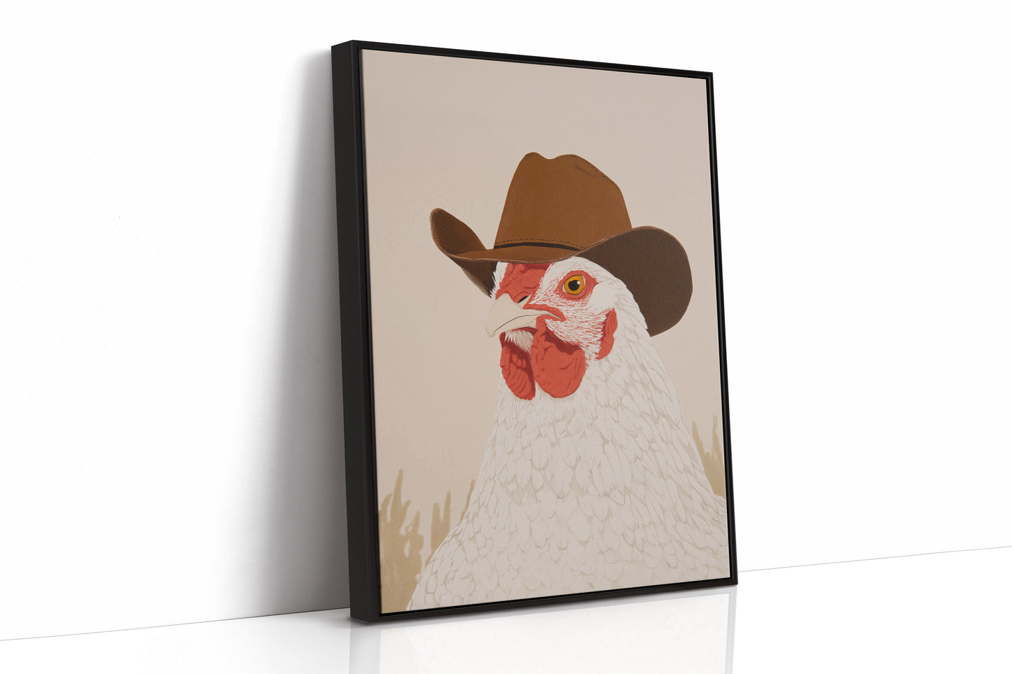 Ranch Hand Rooster Tips His Hat