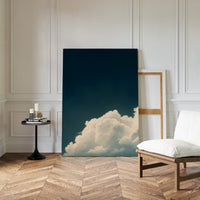Rising Cloud Beneath Deep Sky
