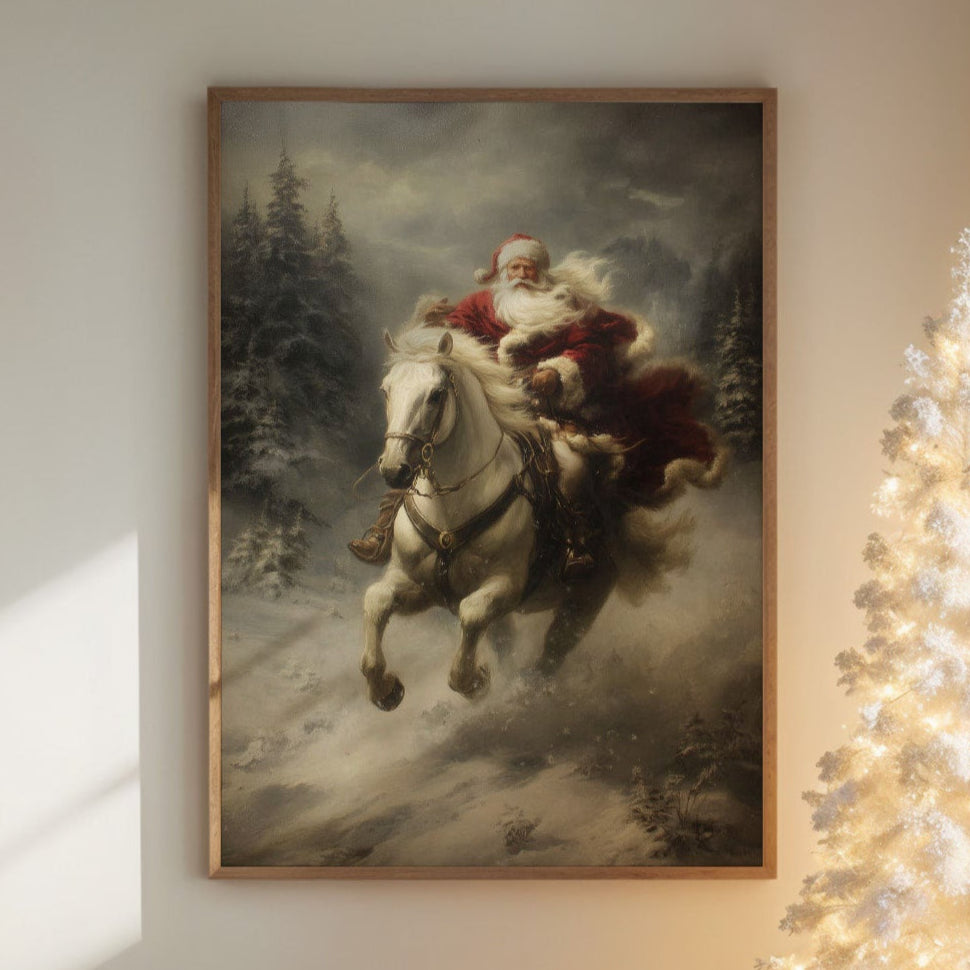 Through Winter Woods On Moonlit Steed