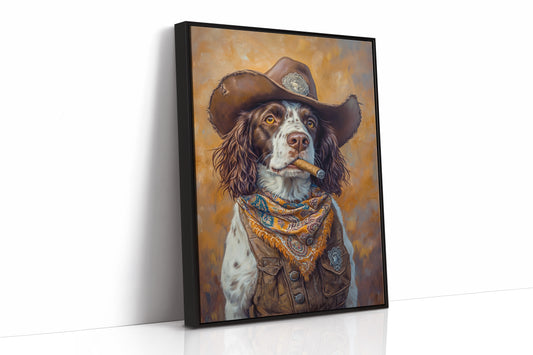 English Springer Spaniel Cowboy Sheriff