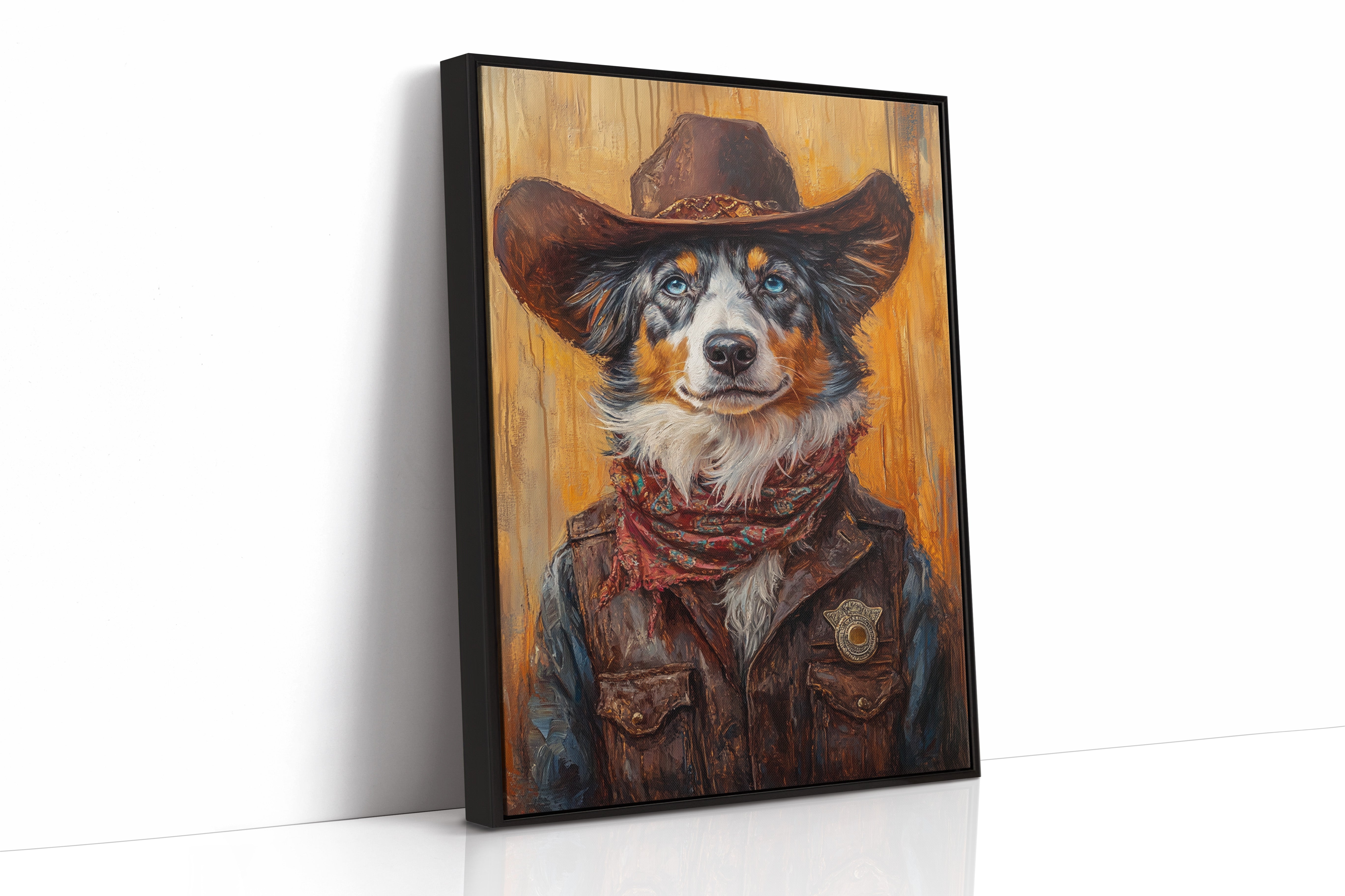 Australian Shepherd Cowboy Deputy