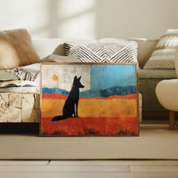 Prairie Wolf Watches Morning Rise