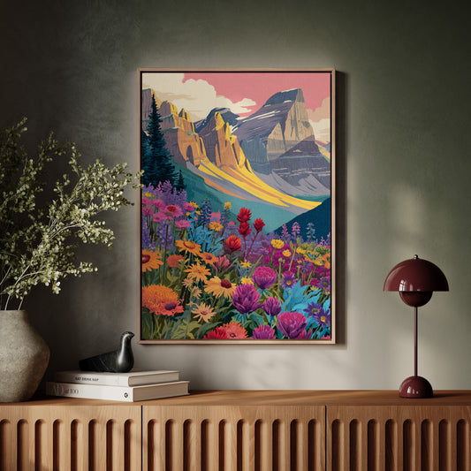 When Mountains Kiss the Meadow