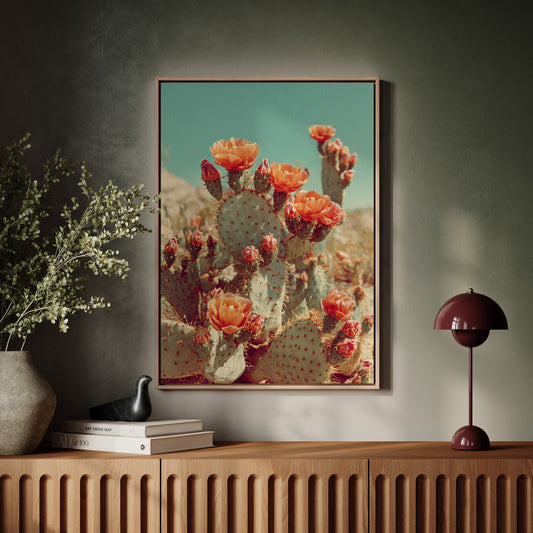 Desert Blooms in Radiant Sunlight