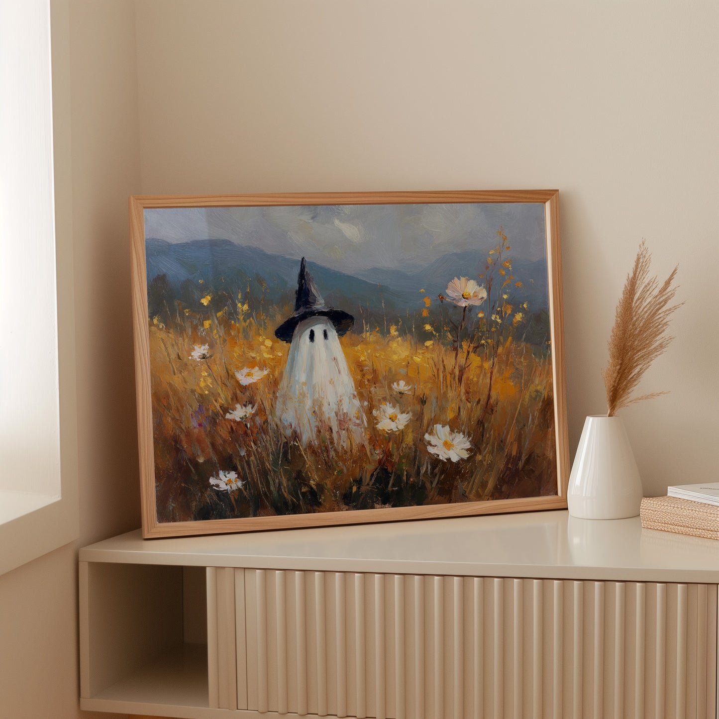 A Ghost Among Golden Blooms