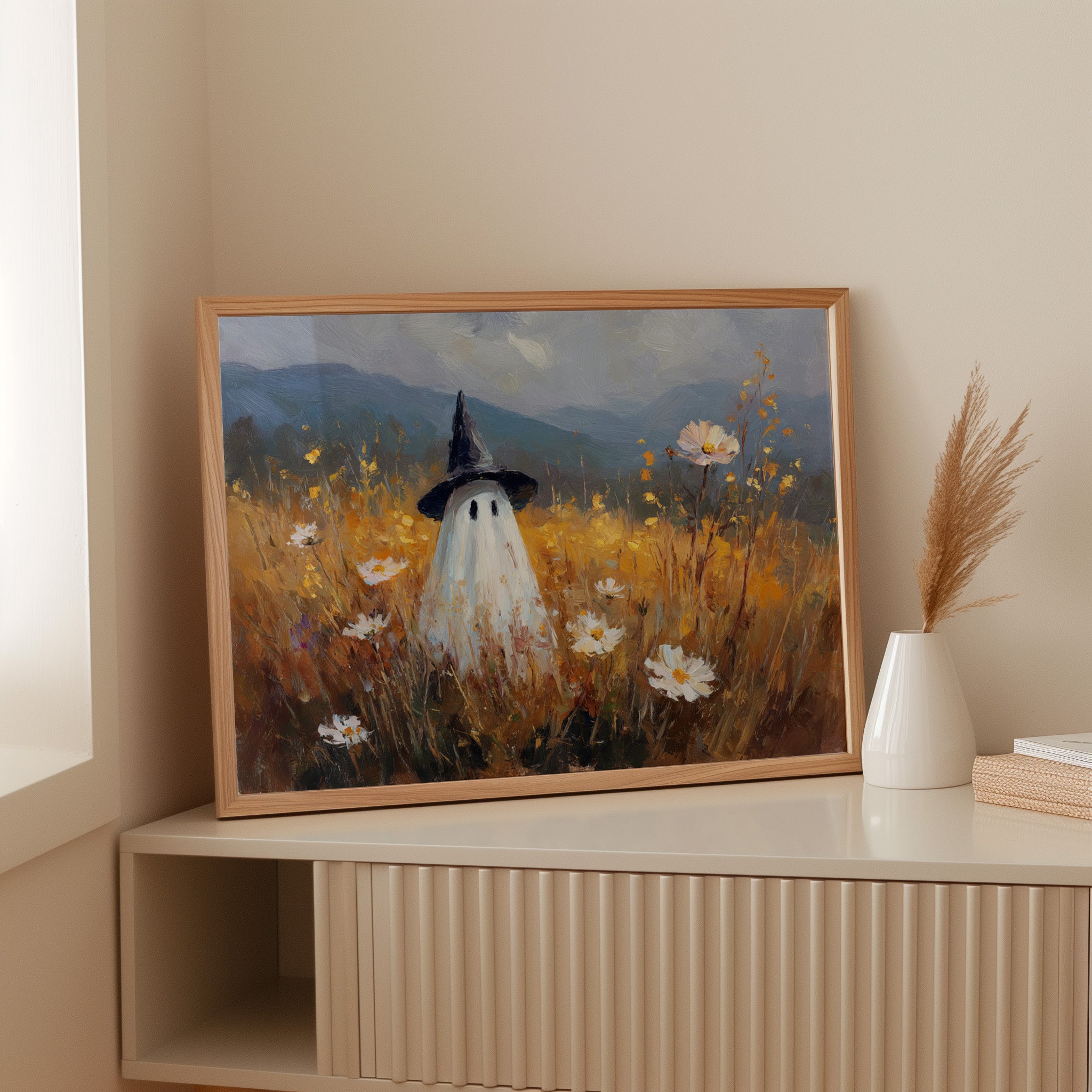 A Ghost Among Golden Blooms