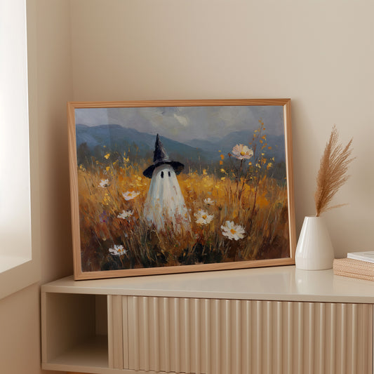 A Ghost Among Golden Blooms