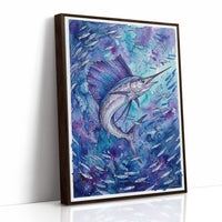 Sail Unfurled: Watercolor Sailfish Study