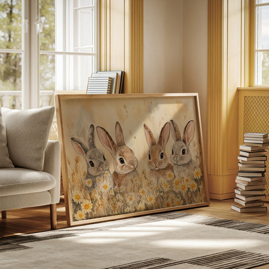 Cottontails Share Summer Daisy Tales