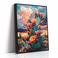 Desert Blooms Dance Against Thunder