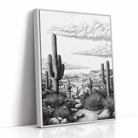 Saguaro Sketches From Desert Paths