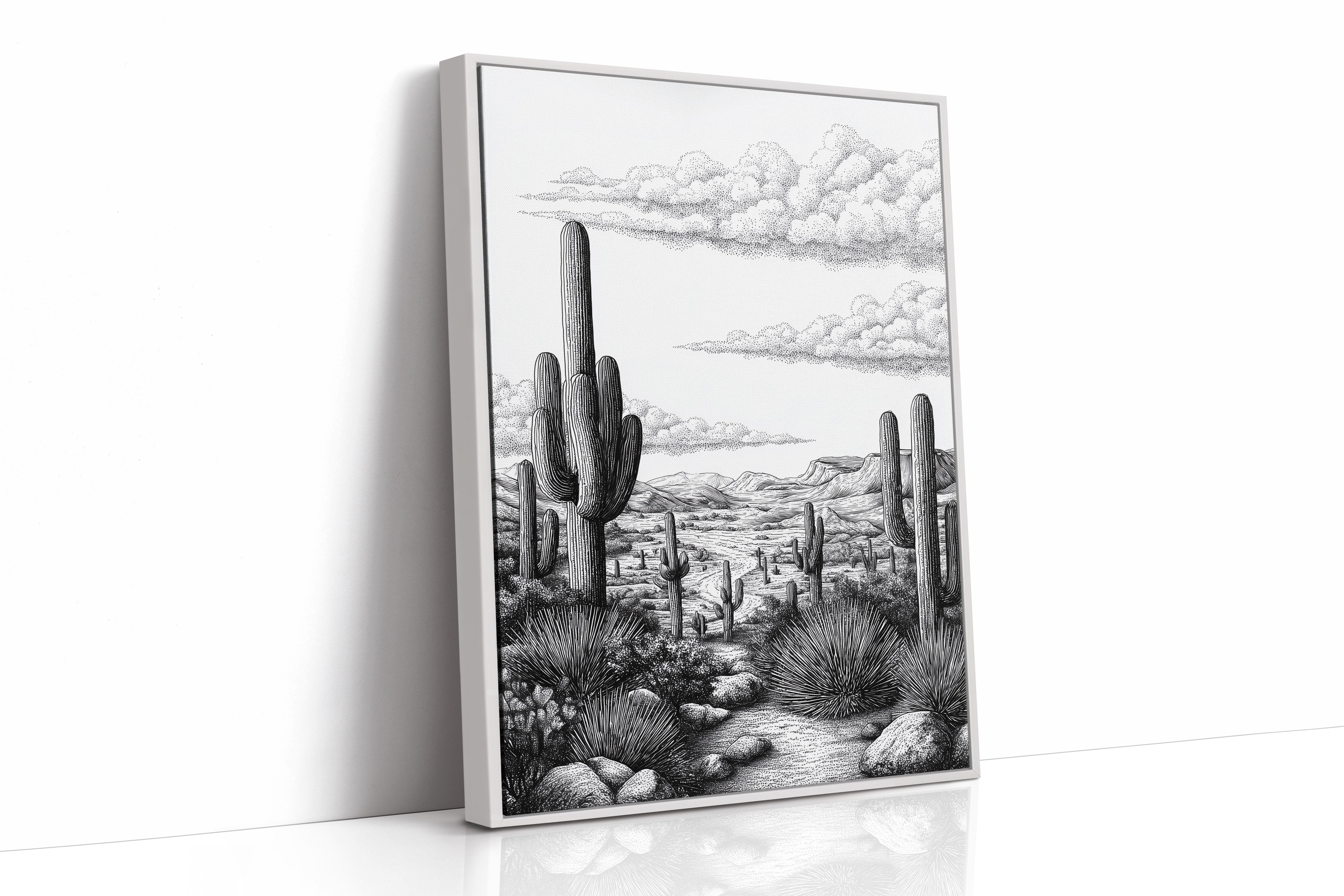 Saguaro Sketches From Desert Paths