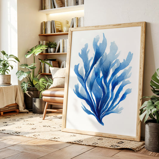 Tides of Blue Beneath Surface
