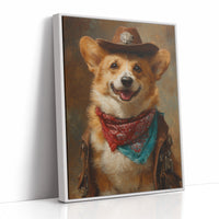 Cowboy Corgi Rules The Ranch