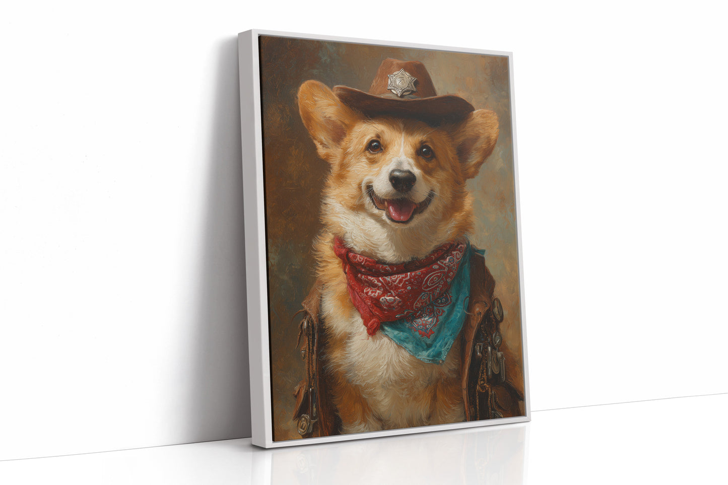Cowboy Corgi Rules The Ranch