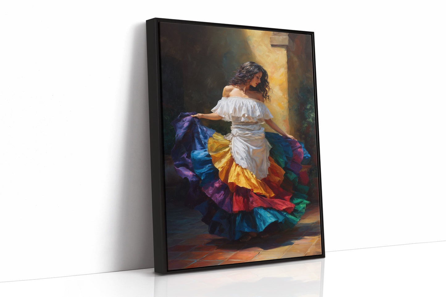Rainbow Skirts Dance Spanish Sunlight