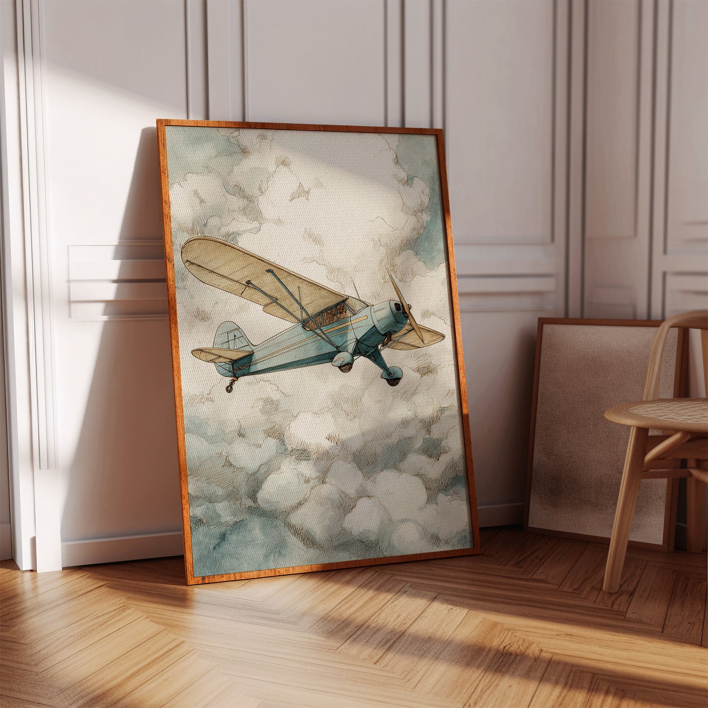 Chasing Horizons in Vintage Blue