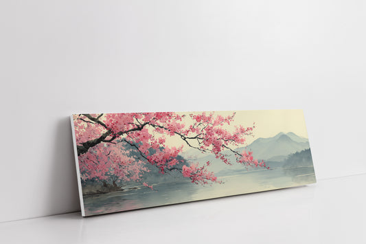 Cherry Blossoms Over Quiet Waters