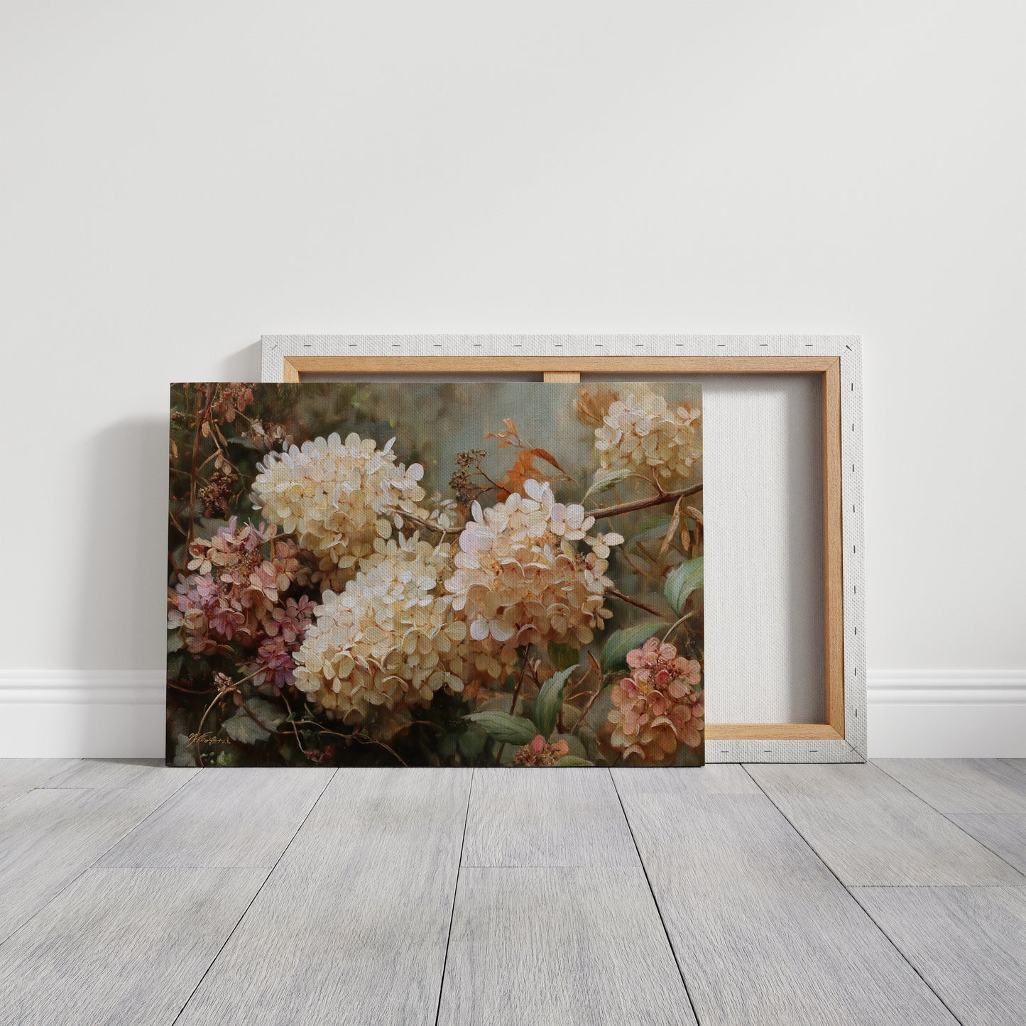 Autumn Hydrangeas Paint October's Symphony