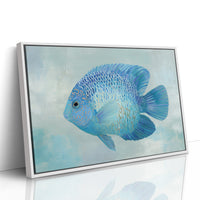 Azure Drift In Tranquil Waters