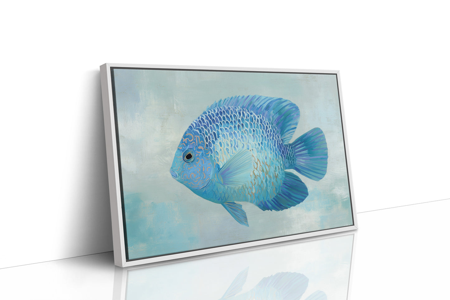 Azure Drift In Tranquil Waters