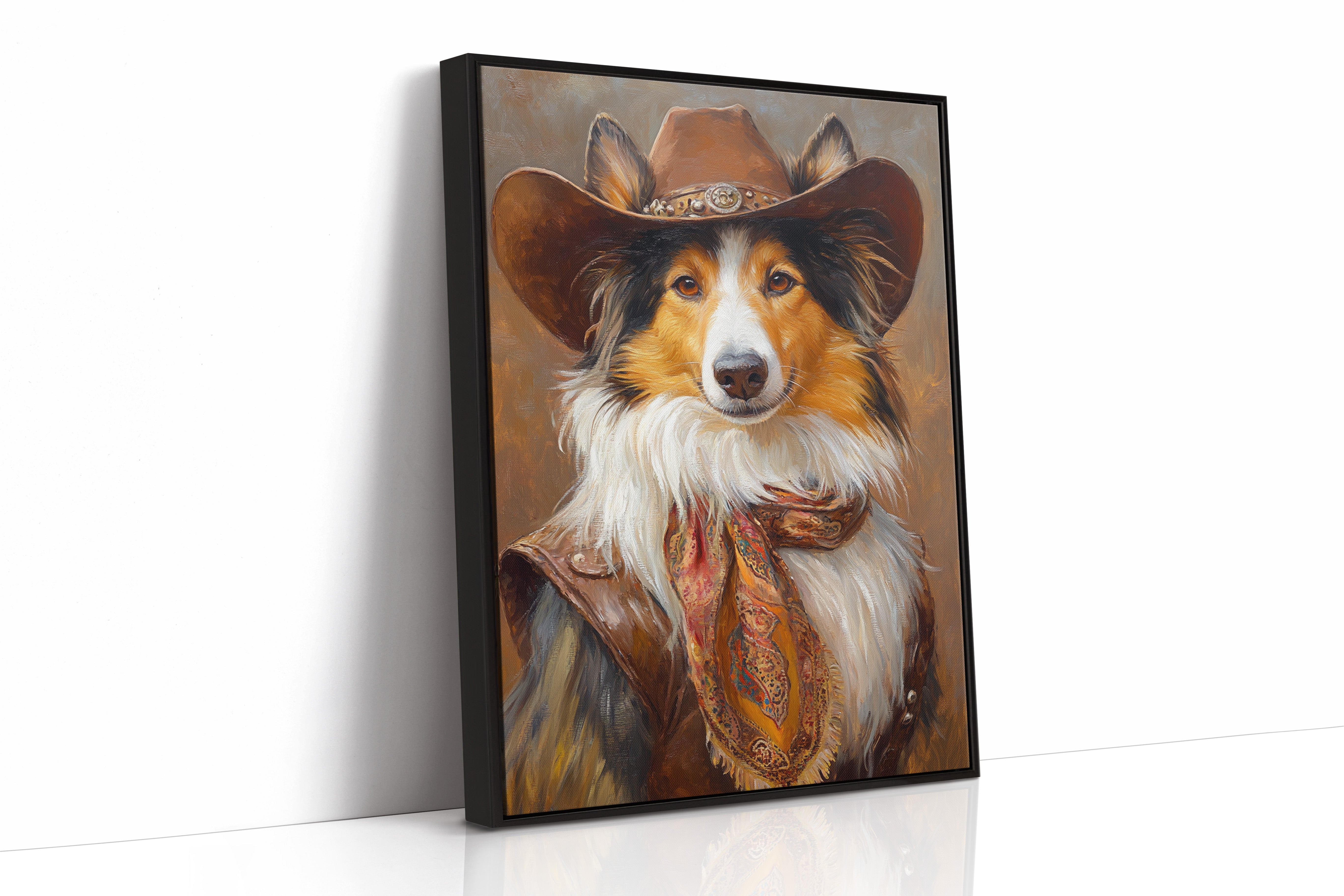 Rough Collie Sunset Wrangler