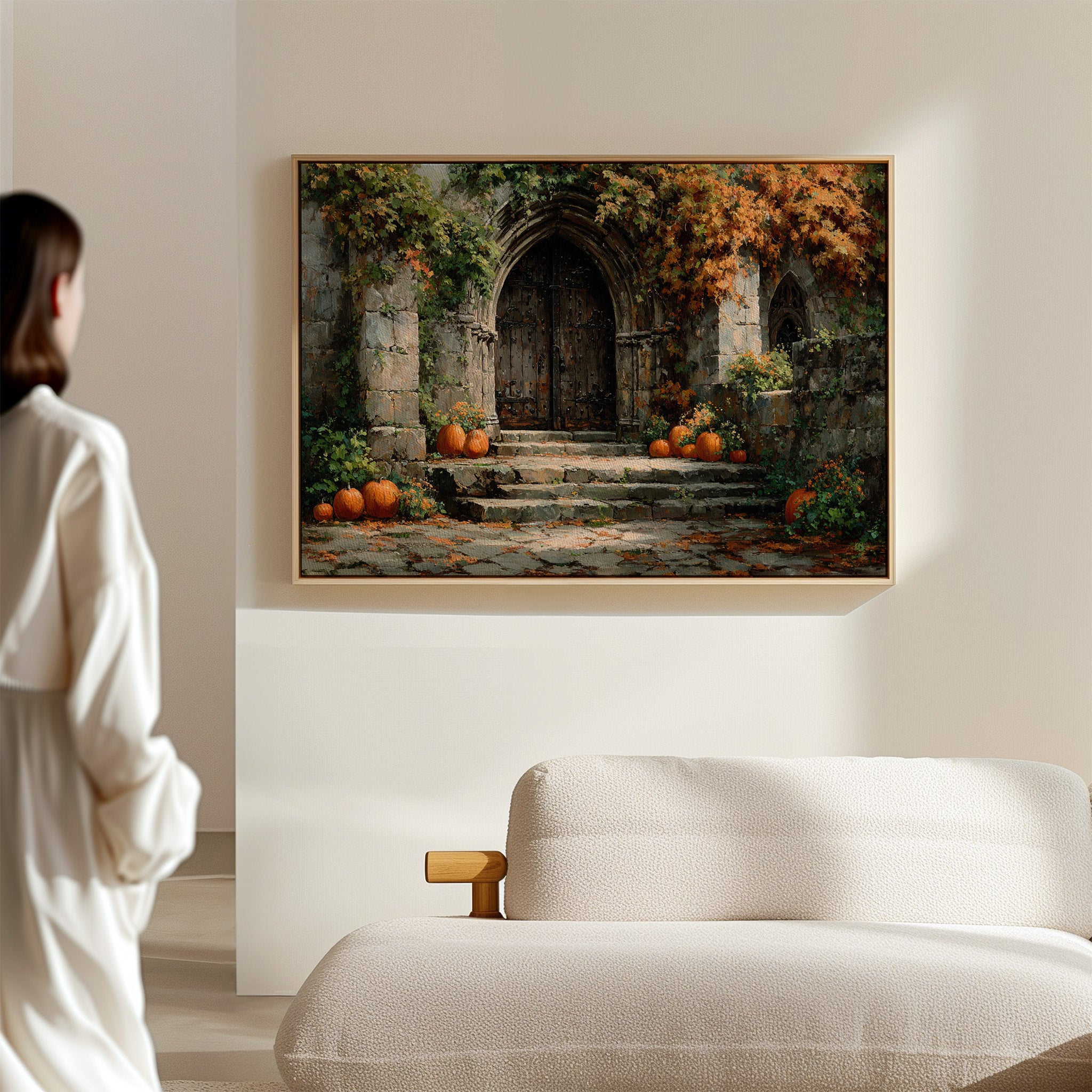 Autumn's Embrace at the Threshold