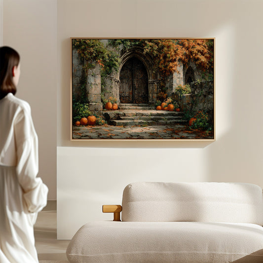 Autumn's Embrace at the Threshold