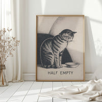 Half Empty Cat